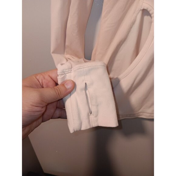Lululemon Star Runner Pullover Jacket Womens 6 Pretty Pink Pastel Rulu Sweater - Picture 3 of 7